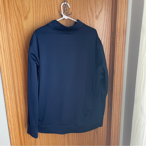 Sport Tek Men's Fleece Full-Zip ST241 Jacket, Navy, XXL - Picture 6 of 9